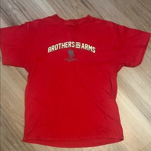 Soffe Red Cotton T-Shirt